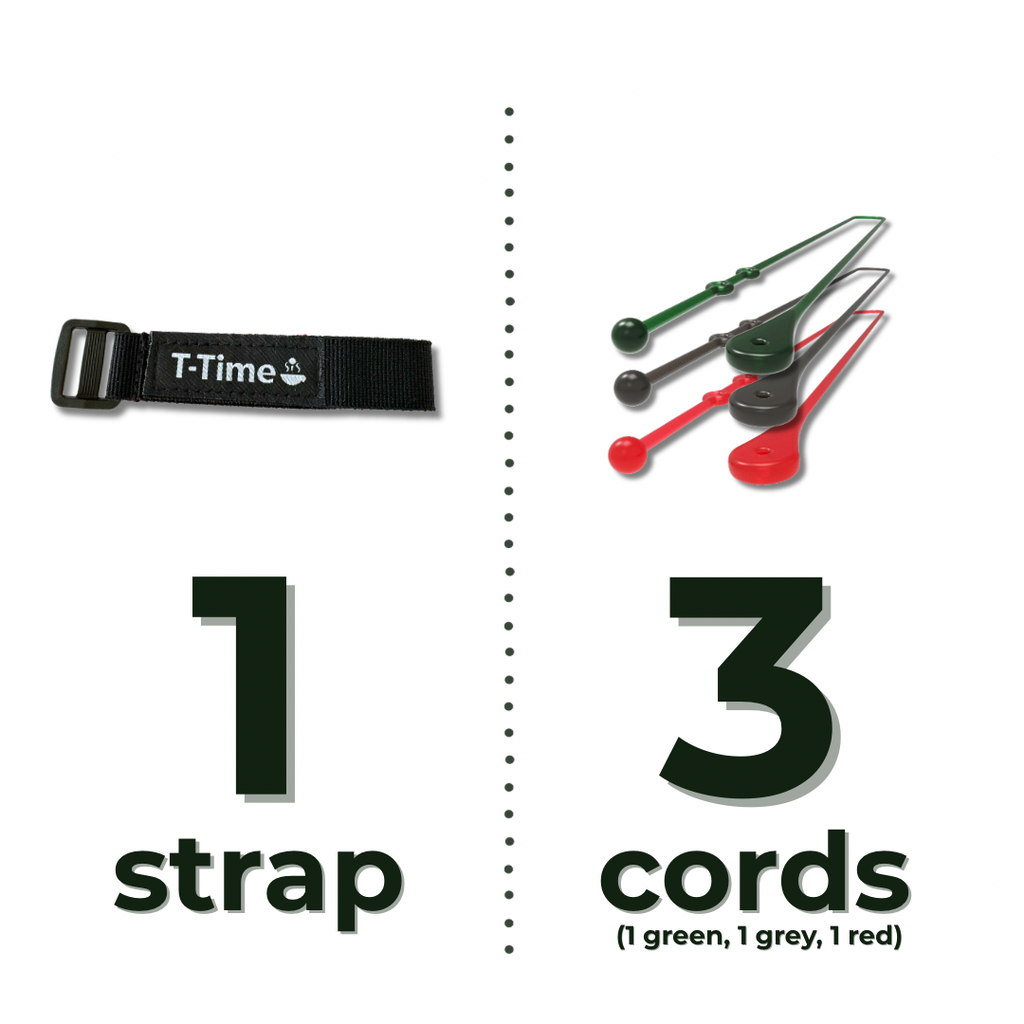 T-Time® Golf Tee Anchor Leash & Tether – US Patented – Keeps Tees in Place for Driving Range and Simulator Practice.