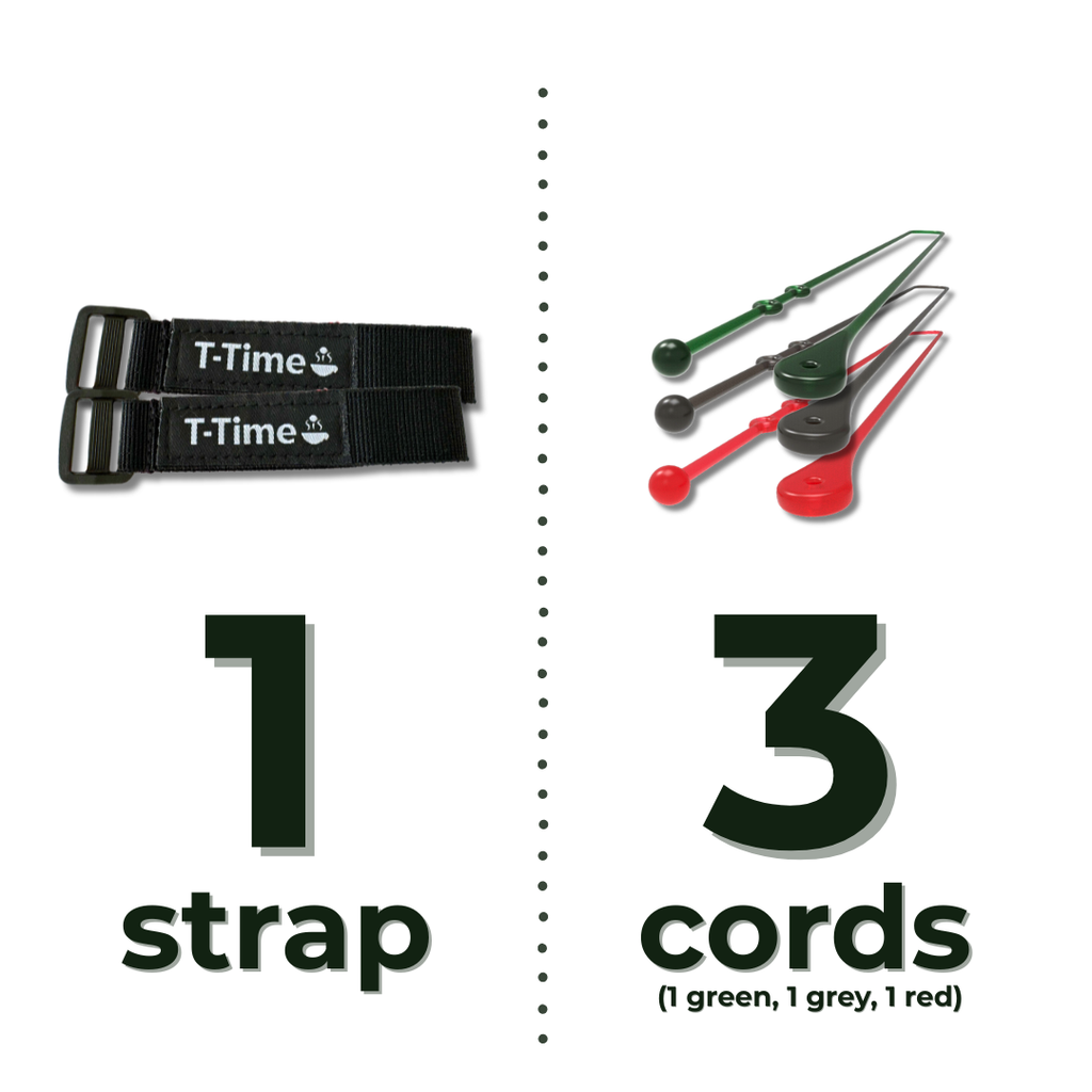 T-Time® Golf Tee Anchor Leash & Tether – US Patented – Keeps Tees in Place for Driving Range and Simulator Practice.